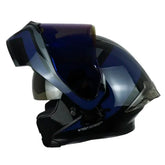 Casco Ich 3120 Further Negro Azul Navy Visor Azul